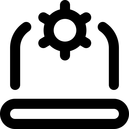 Laptop settings icon