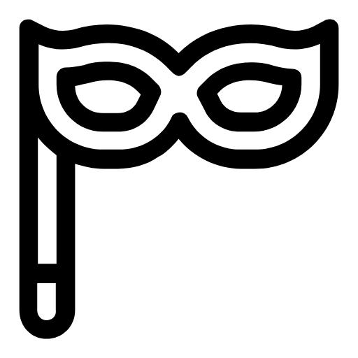 Masquerade mask icon