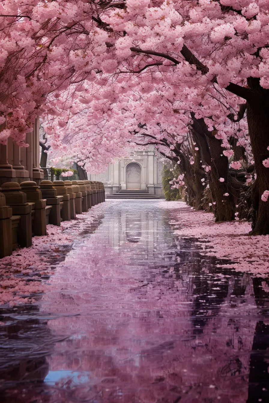 Cherry blossom avenue