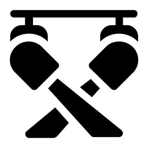 Stage lighting icon