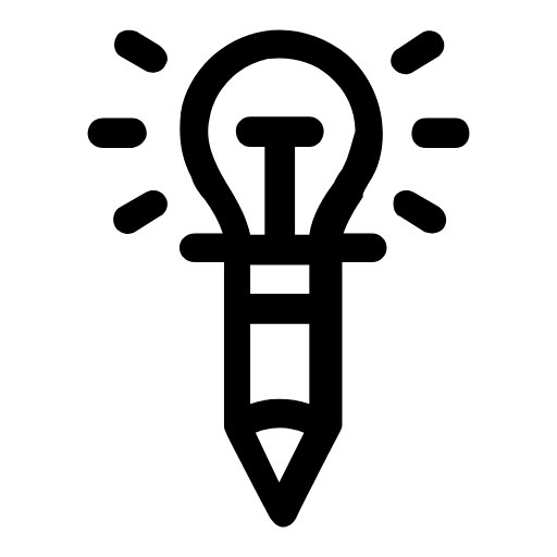 Inspiration pencil icon