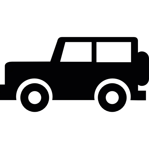 Off-road car icon