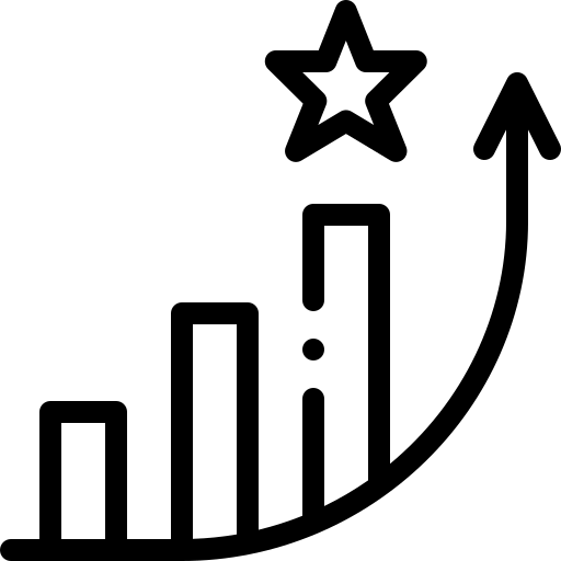 Star growth icon