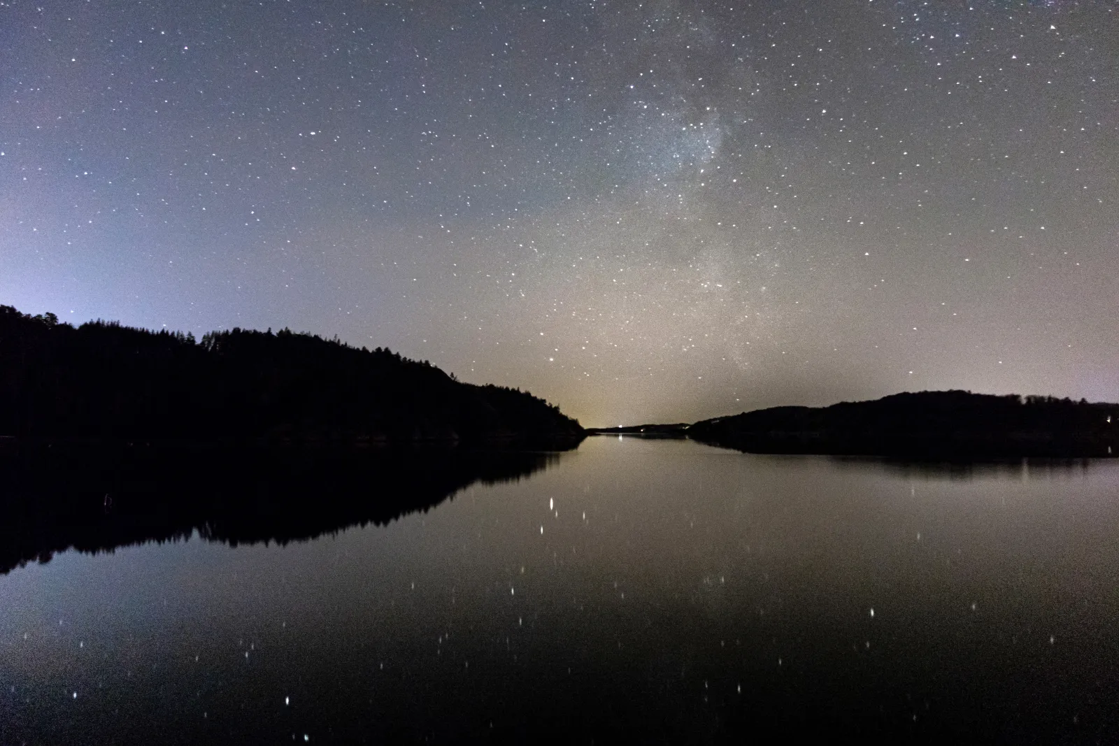 Milky Way over Åbyfjorden, Sweden