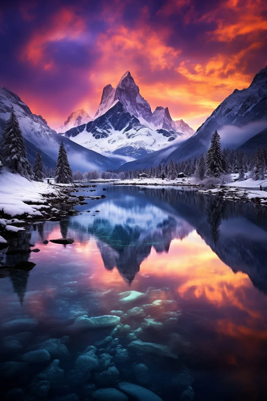 Magnificent aurora borealis
