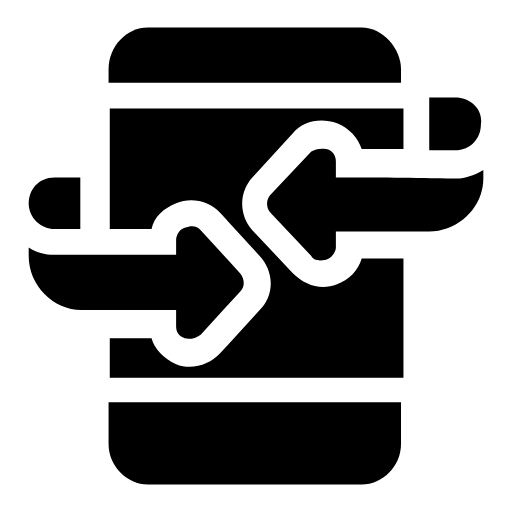 Phone data transfer icon