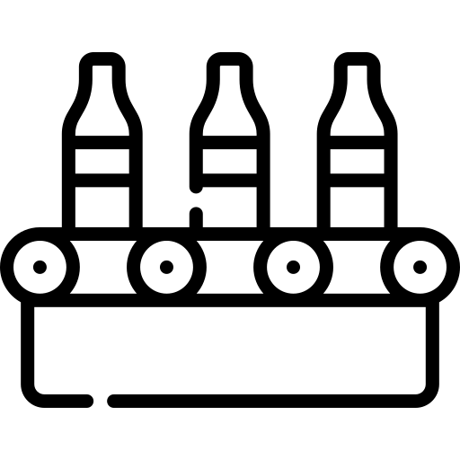 Bottling line icon