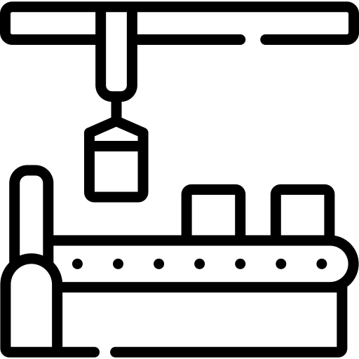 Bottling line icon