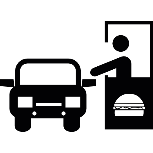 Drive-through icon