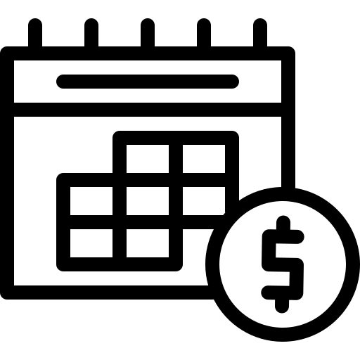 Payment schedule icon