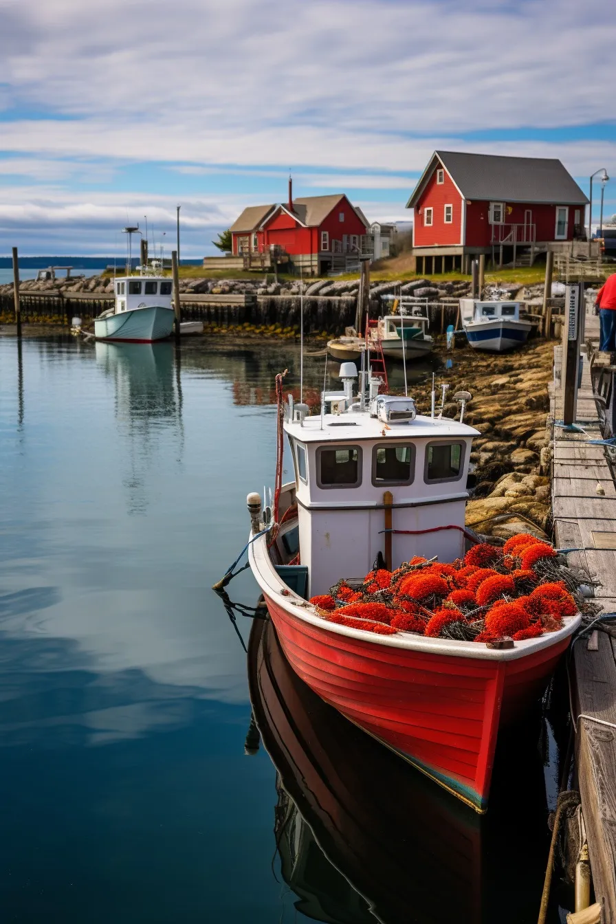 New England fishing village