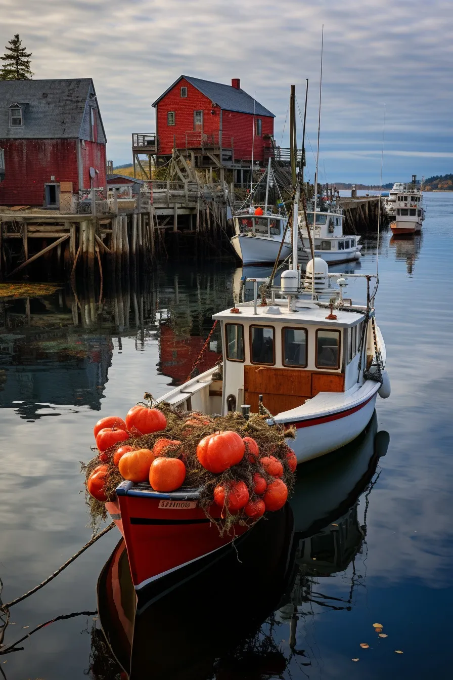 New England fishing village