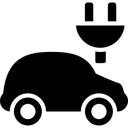 Electric car icon