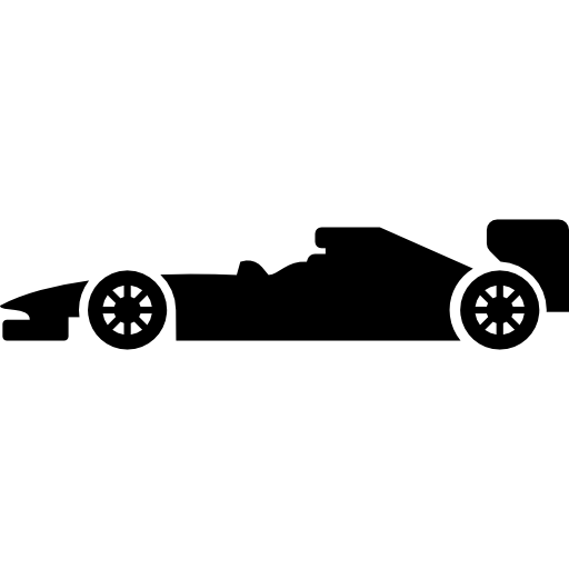 Formula racing car icon