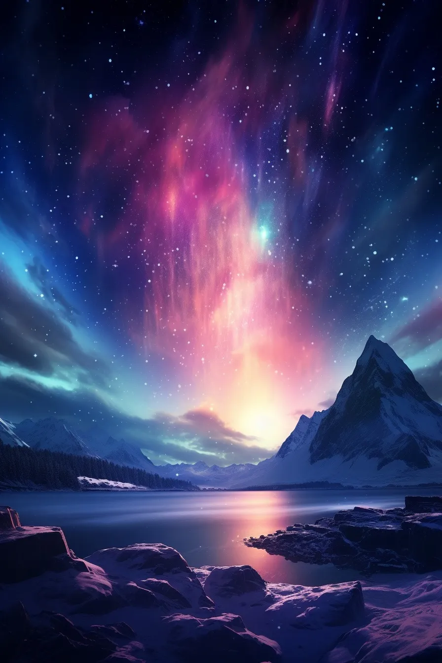 Ethereal northern lights