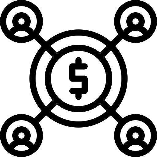 Investor network icon