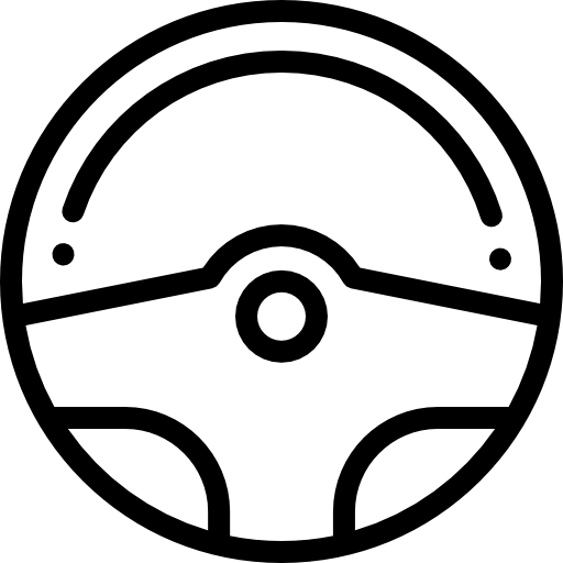 Steering wheel icon