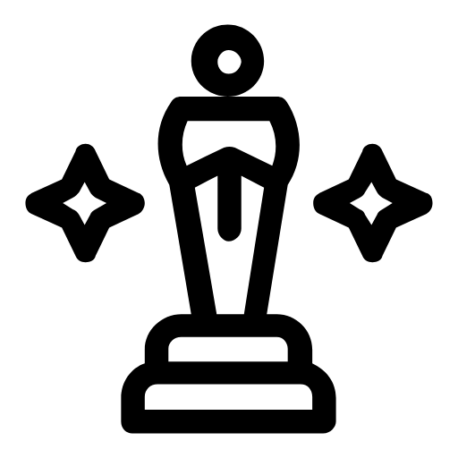 Award statuette icon