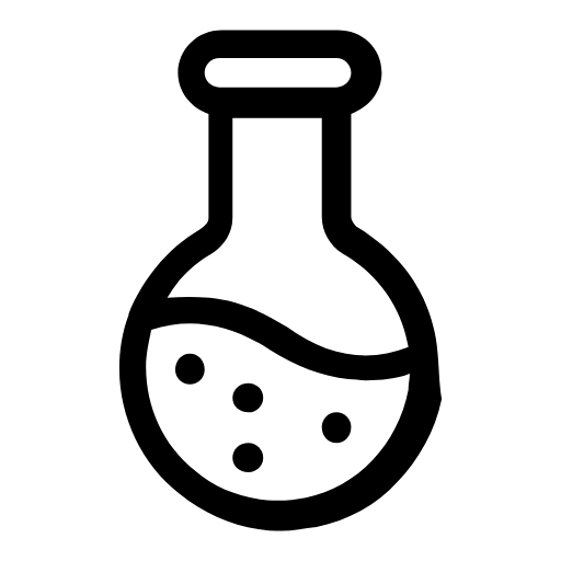 Medical flask icon