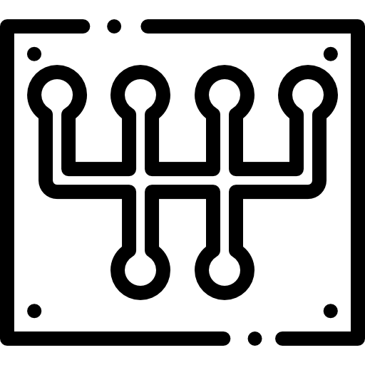 Gear shift pattern icon