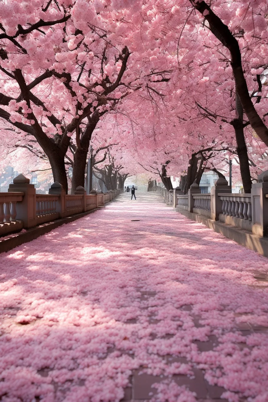 Cherry blossom avenue