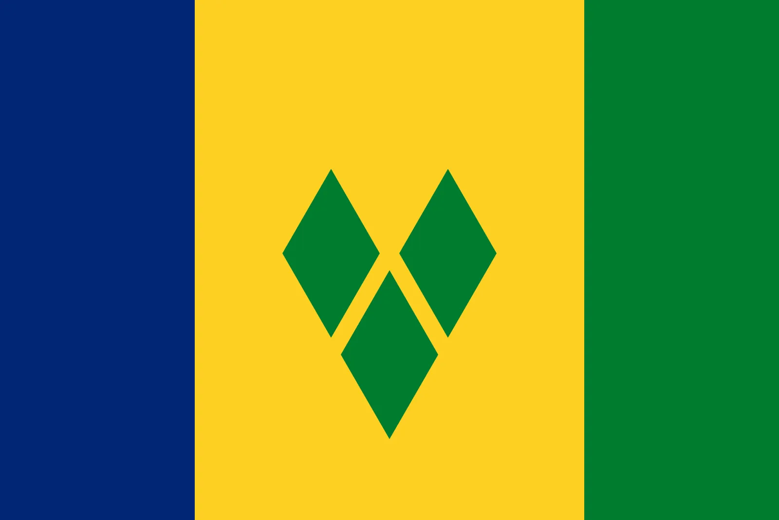 Flag of Saint Vincent and the Grenadines