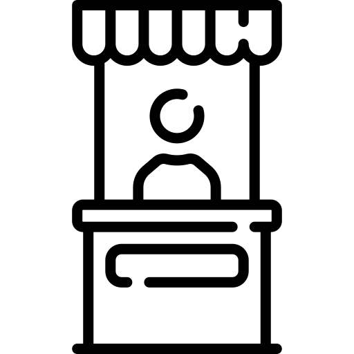 Market stall icon