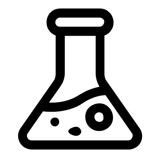 Laboratory flask icon