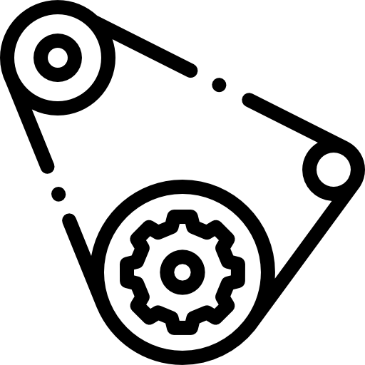 Drive belt icon