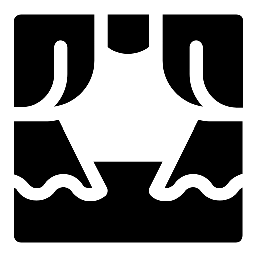 Theatre stage icon