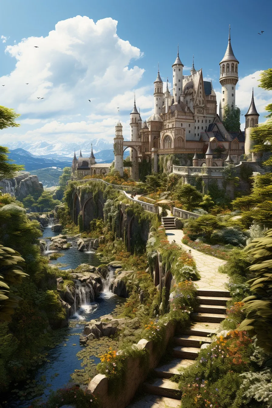 Fortress on a green hilltop