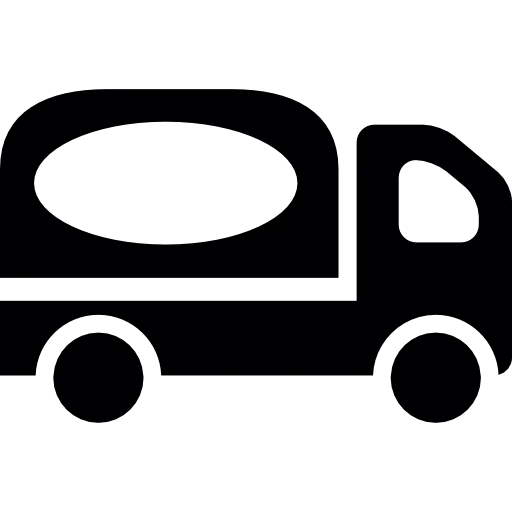 Concrete mixer truck icon