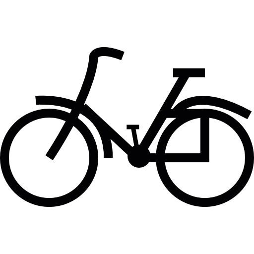 City bicycle icon