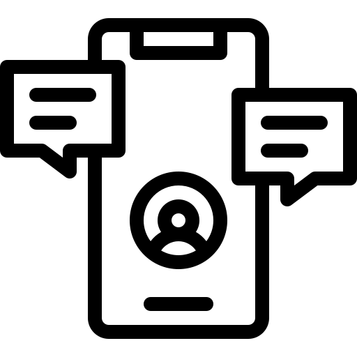 Mobile messaging icon
