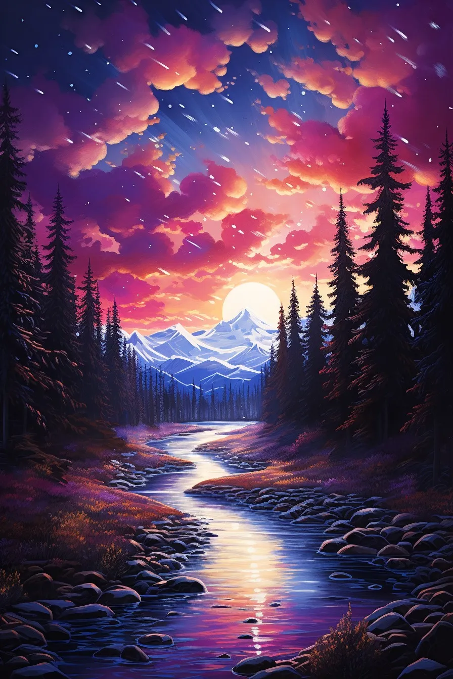 Ethereal northern lights