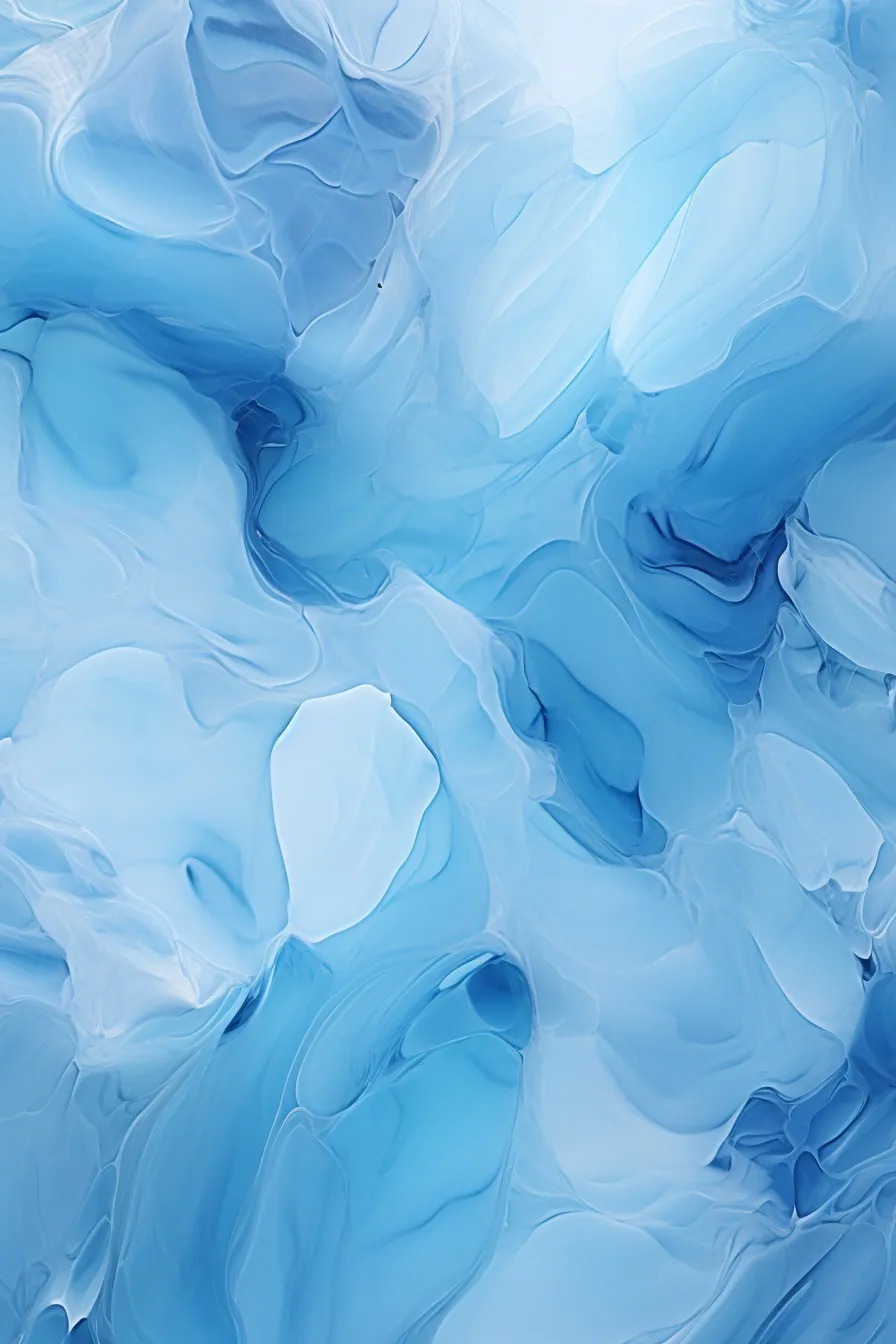 Glacier ice formations