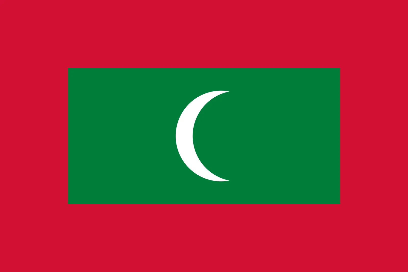 Flag of the Maldives