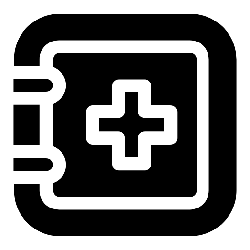 Medical cabinet icon
