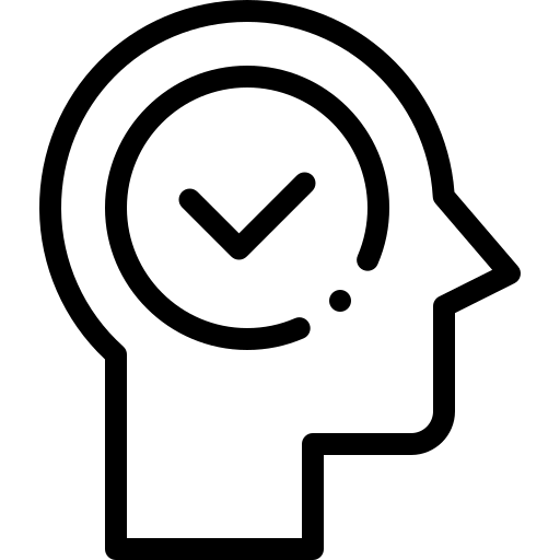 Positive mindset icon