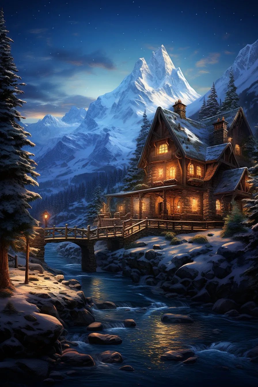 Delightful mountain landscape