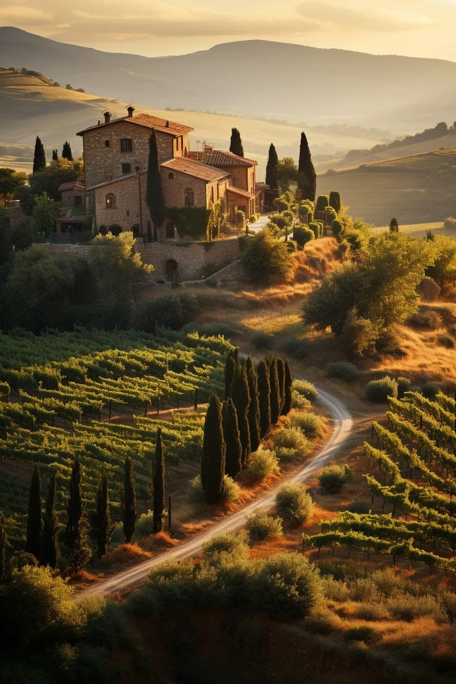 Rolling Tuscan hills