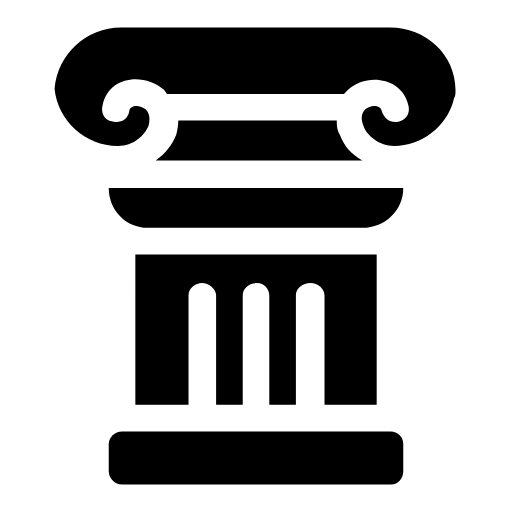 Classical column icon