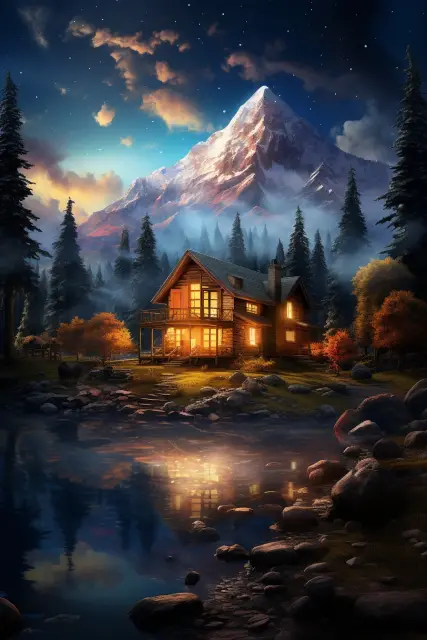 Cosy mountain cabin