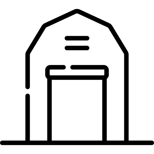 Storage building icon