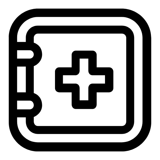 Medical cabinet icon