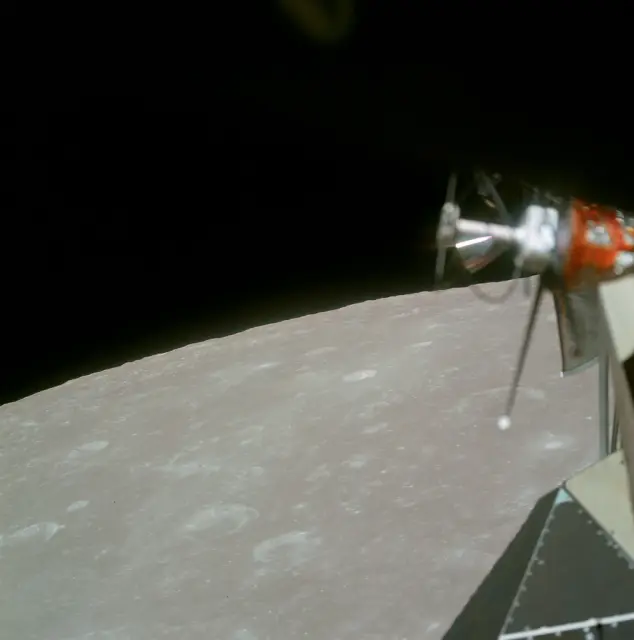 Far side of the Moon, seen from Apollo 11