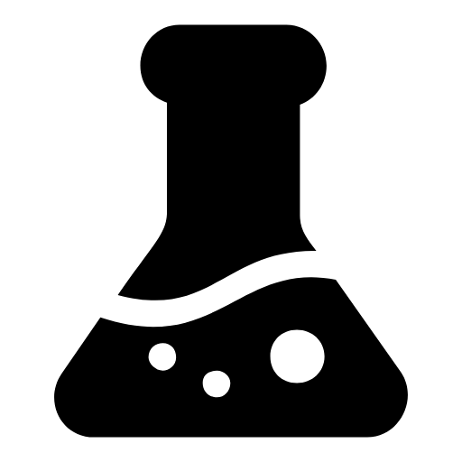 Laboratory flask icon