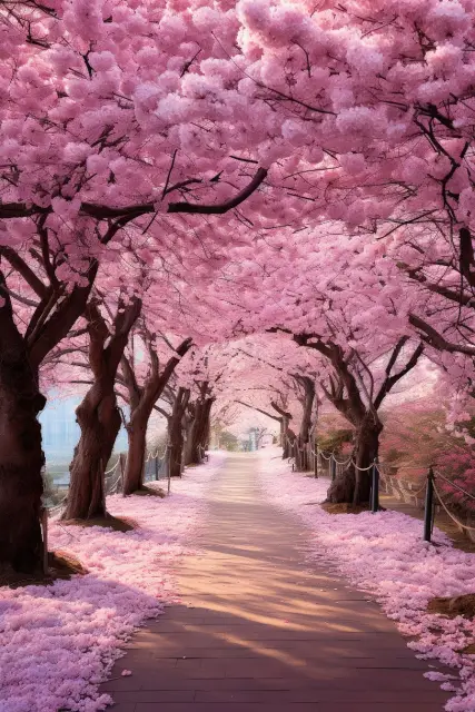 Cherry blossom avenue
