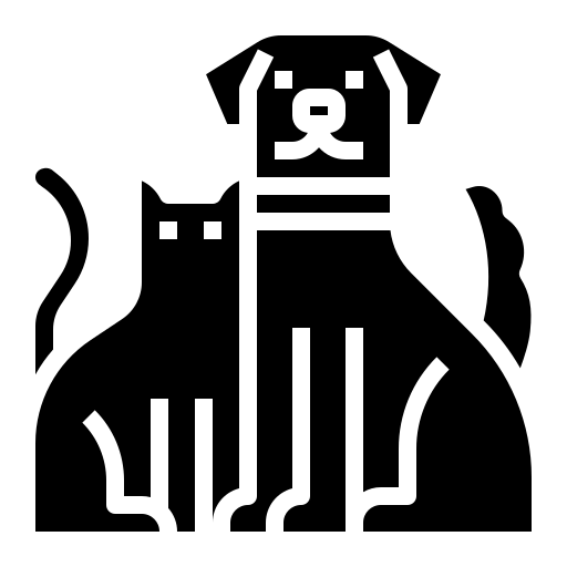 Cat and dog icon