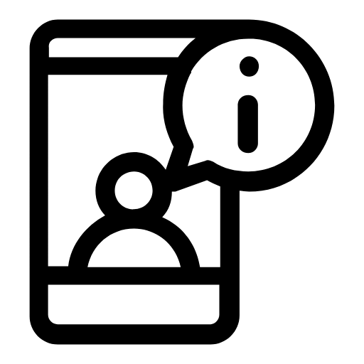 Mobile help icon